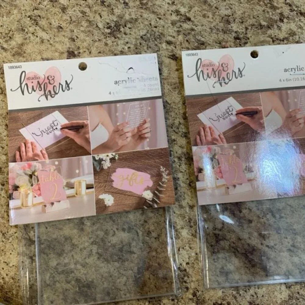 Set of 2 His & Hers Studio 6x4